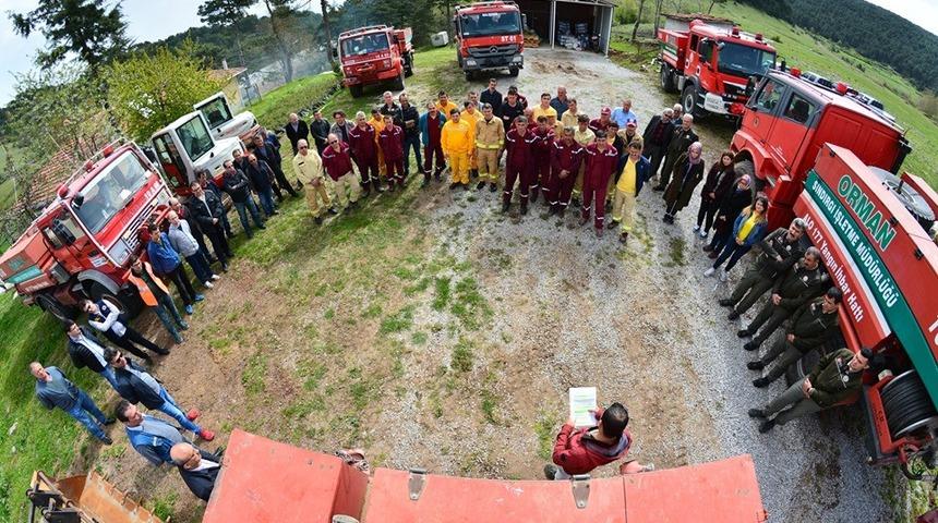 Ormancılar yangın sezonuna hazır