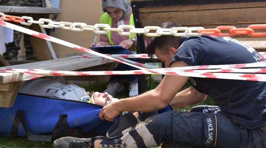 Can kurtarmak i&ccedil;in yarıştılar