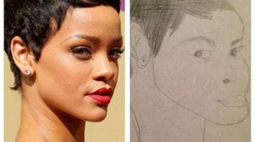 Hayran oldukları ünlüleri çizmeye çalıştılar ama sonuç felaket!