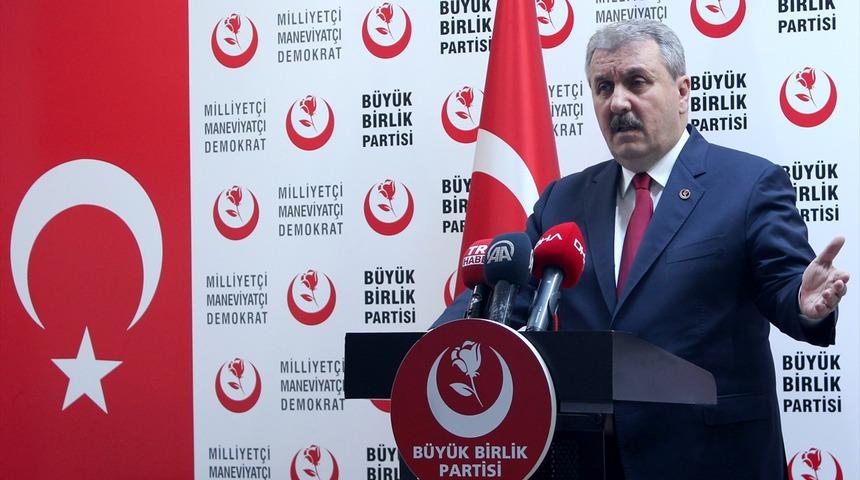 Mustafa Destici'den İstanbul se&ccedil;imiyle ilgili a&ccedil;ıklama