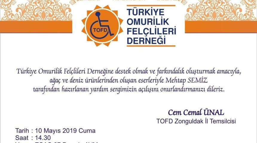 TOFD tarafından yardım sergisi Esas 67&rsquo;de a&ccedil;ılıyor