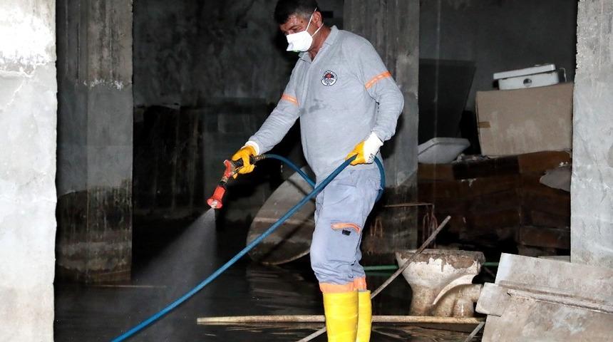 Mersin&rsquo;de haşereyle m&uuml;cadele &ccedil;alışmaları hızlandı