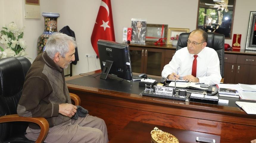 Vatandaşlar sorunlarını bizzat Başkan Akın&rsquo;a anlattı