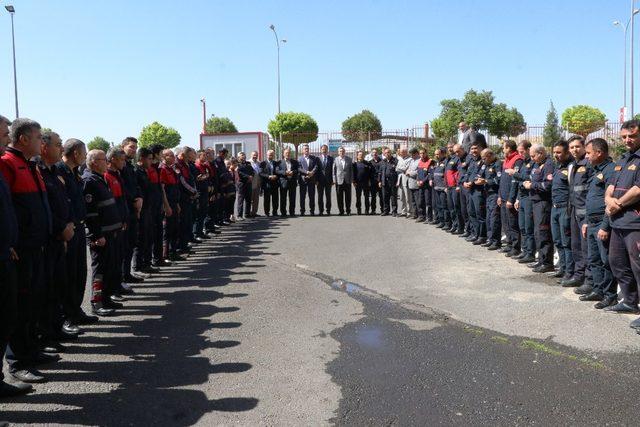 Beyazgül itfaiye erleriyle bir araya geldi