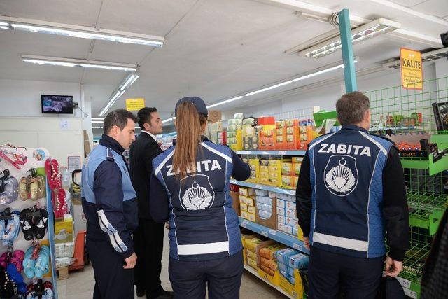 Zabıta Müdürlüğü’nden etiket fiyatı ile kasa fiyatı denetimleri