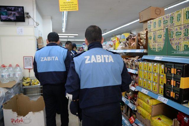 Zabıta Müdürlüğü’nden etiket fiyatı ile kasa fiyatı denetimleri