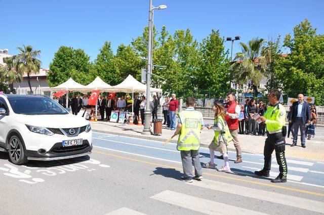 Dalaman’da Karayolu Trafik Güvenliği Haftası etkinliği