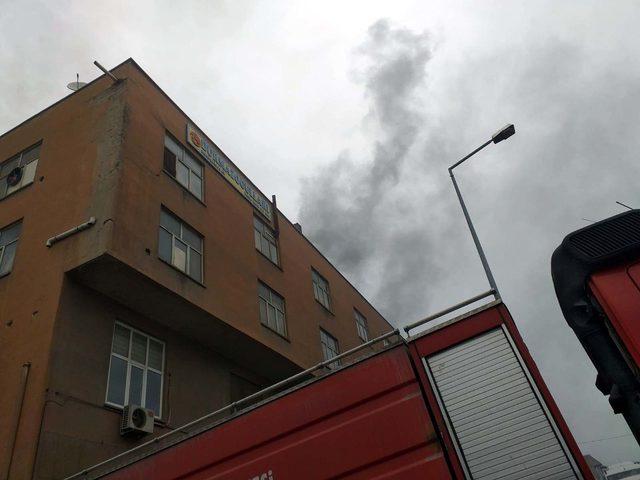 Ankara'da iş yeri yangını