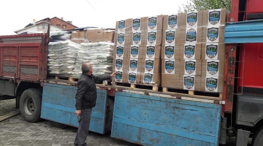 İstanbul Eflaniler Derneği 285 aileye ramazan kumanyası dağıttı