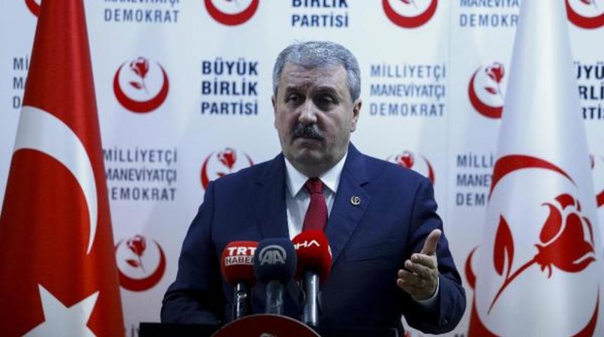 BBP Genel Başkanı Mustafa Destici, 23 Haziran seçiminde destekleyecekleri ismi açıkladı