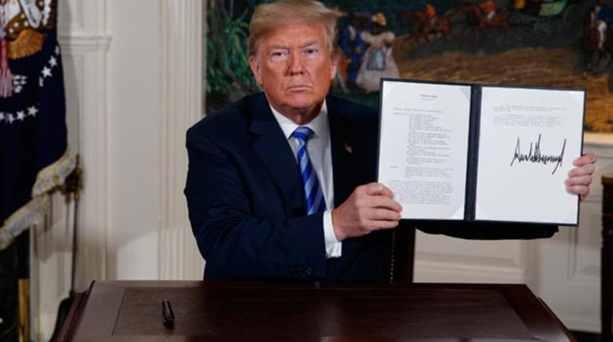 Trump imzaladı! ABD'den İran'a karşı yeni yaptırım kararı