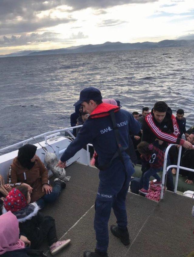 Kuşadası Körfezi’nde 40 kaçak göçmen yakalandı