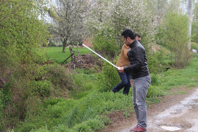 Dumlupınar’da köy yolu yapım çalışmaları