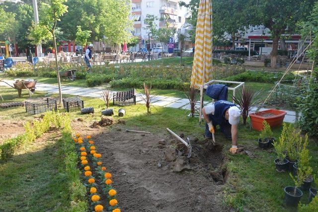 Şehzadeler 157 bin çiçekle renkleniyor