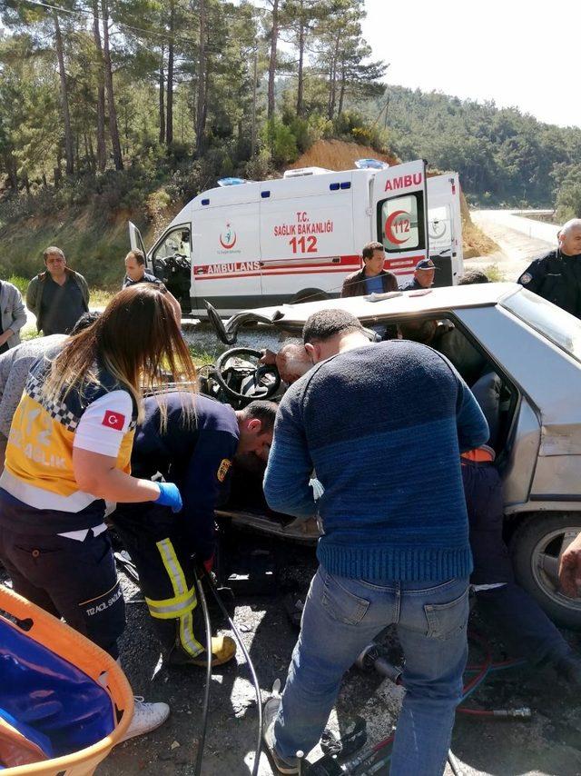 Muğla’da kaza: 2 yaralı