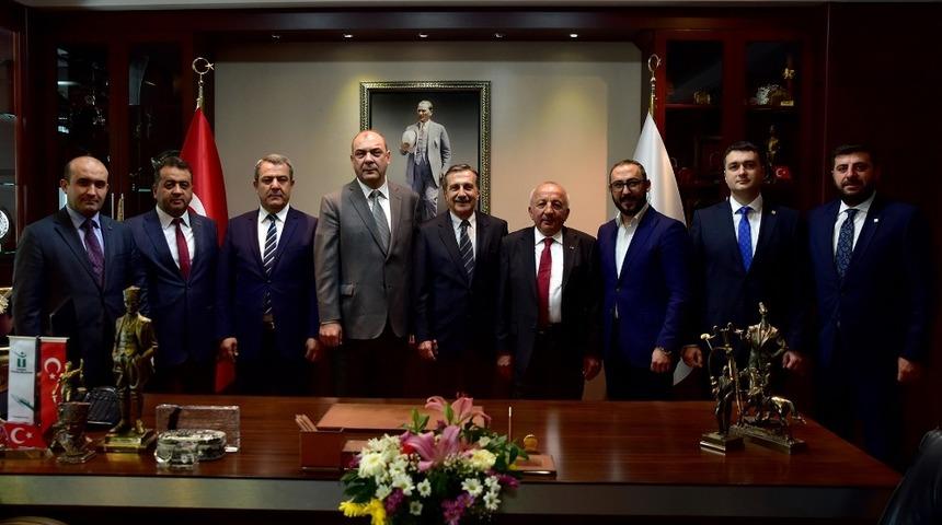 Eskişehir Sanayi Odası Başkanı Kesikbaş&rsquo;tan Başkan Ata&ccedil;&rsquo;a ziyaret