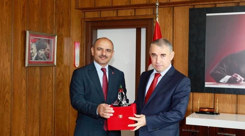 Başkan S&ouml;ğ&uuml;t Kaymakam Can&rsquo;ı ziyaret etti