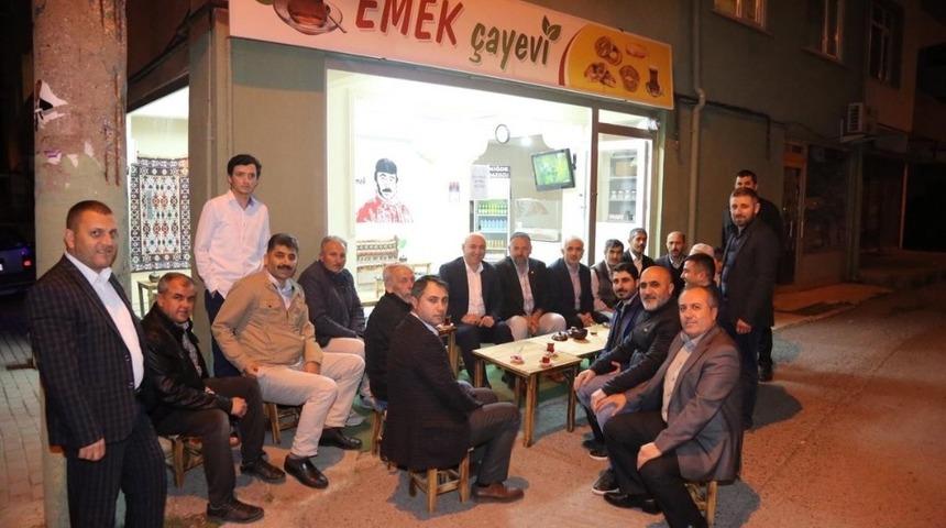 Başkan Bıyık, &ccedil;ay sohbetlerinde vatandaşlarla buluştu