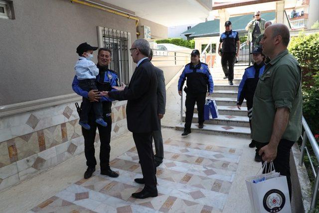 Lösemili küçük Çınar’ın polis kıyafeti giyme hayali gerçek oldu