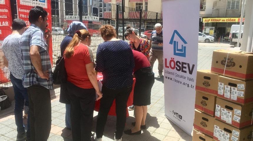 L&Ouml;SEV&rsquo;den hastalara 150 et kolisi