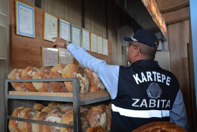 Kartepe Zabıtası’ndan fırınlara ramazan denetimi