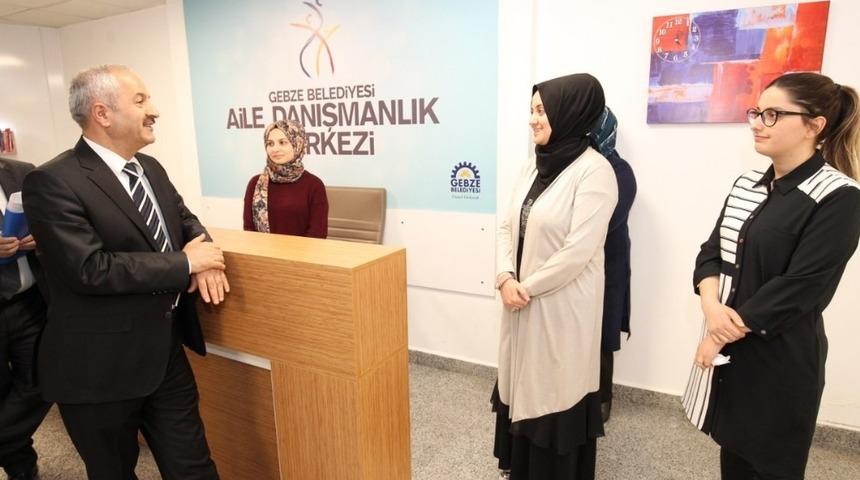 Başkan B&uuml;y&uuml;kg&ouml;z, Aile Danışmanlık Merkezi&rsquo;ni inceledi