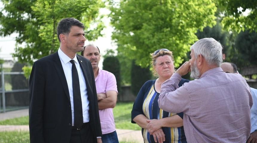 Başkan Kocaman &ccedil;alışmaları yerinde inceledi