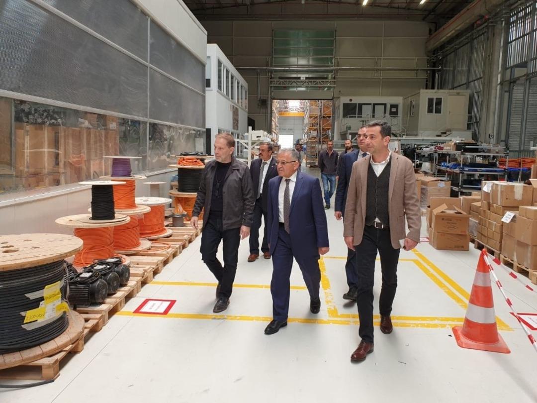 Başkan B&uuml;y&uuml;kkılı&ccedil;, Bakan akar ile g&ouml;r&uuml;şt&uuml;