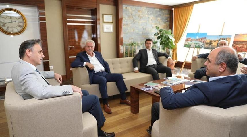 Belediye başkanlarından DİKA’ya ziyaret