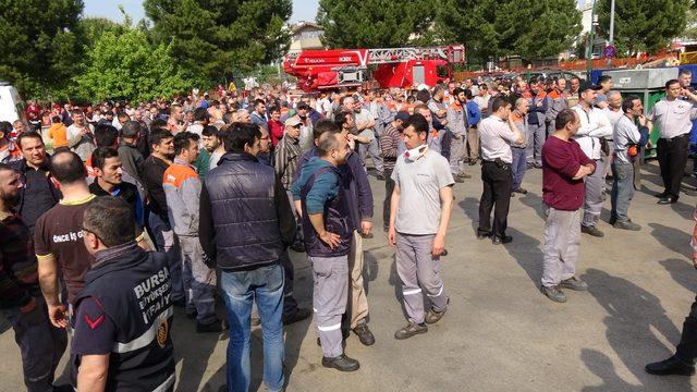 Bursa'da boya fabrikasında patlama: 1'i ağır 10 yaralı