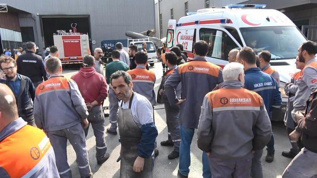 Bursa'da boya fabrikasında patlama: 1'i ağır 10 yaralı