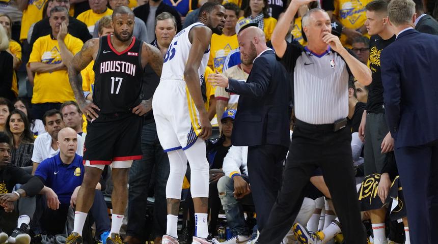 Sakatlanan Kevin Durant, Houston Rockets serisinde forma giyemeyecek