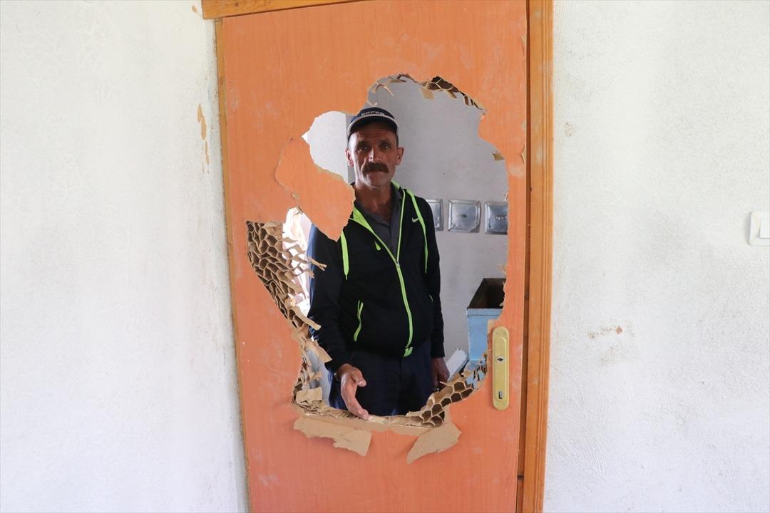 A&ccedil; kalan ayılar evleri talan etti
