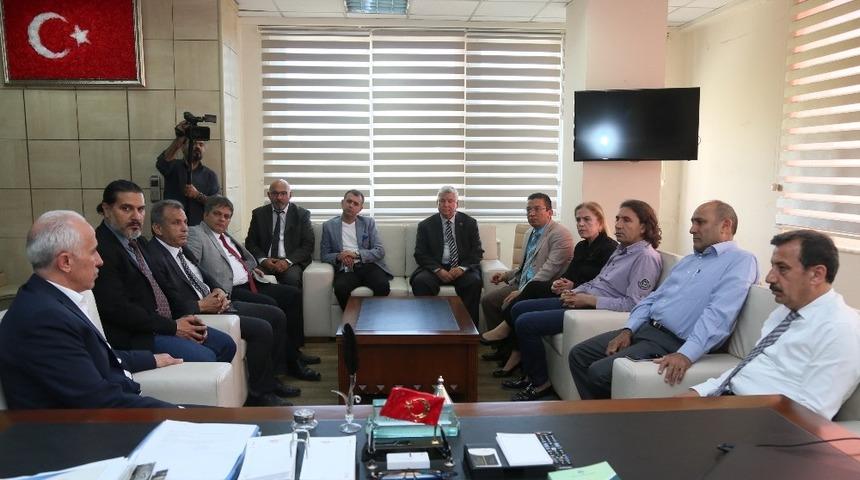 MGC&rsquo;den Başkan G&uuml;ltak&rsquo;a ziyaret