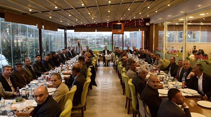 Başkan Uçar muhtarlarla iftarda buluştu