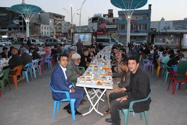 Cizre TSO ve Kızılay iş birliği ile iftar çadırı açıldı