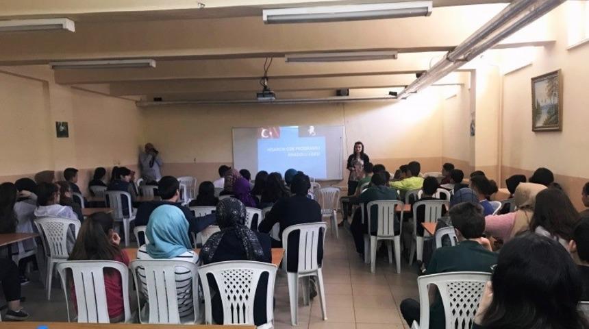 Hisarcık &Ccedil;PL&rsquo;den ortaokul &ouml;ğrencilerine b&ouml;l&uuml;m tanıtımı