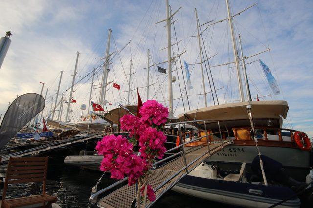 Bodrum'da, lüks yat fuarı