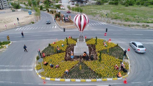 Nevşehir’de caddelere 50 bin çiçek dikilecek