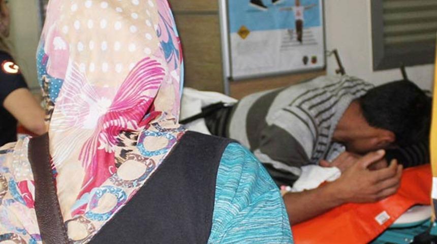 Karısının telefonuna gelen mesajı okuyunca hastanelik oldu