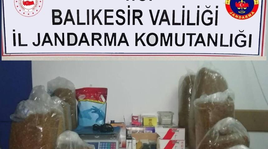 Balya&rsquo;da ka&ccedil;ak t&uuml;t&uuml;n operasyonu