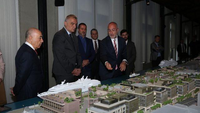 Kültür ve Turizm Bakanı Ersoy, İstanbul’da ’Galataport Projesini’ inceledi