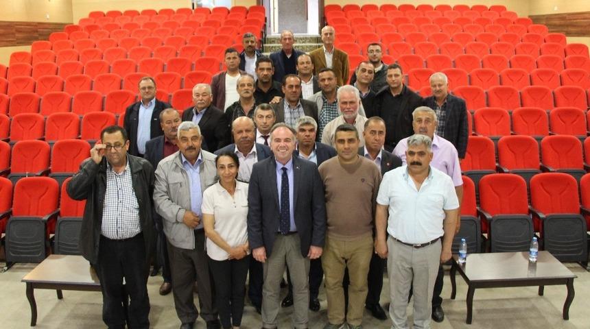 Başkan Öndeş, muhtarlarla buluştu