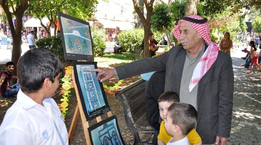 T&uuml;rkiye&rsquo;nin 7 b&ouml;lgesini anlatan resimler Kızıltepe&rsquo;de sergilendi