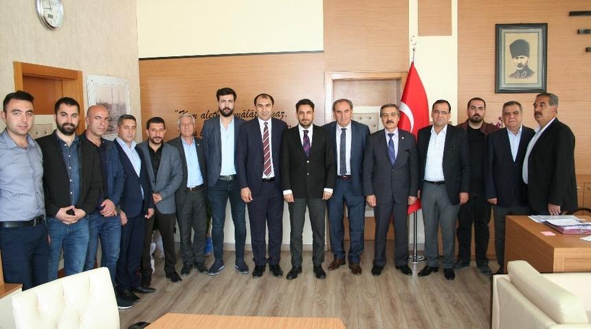 Oda başkanlarından Başhekim &Ccedil;elik&rsquo;e ziyaret