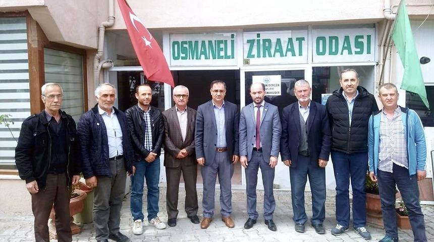 Kaymakam Yavuz’dan ziraat odasına ziyaret