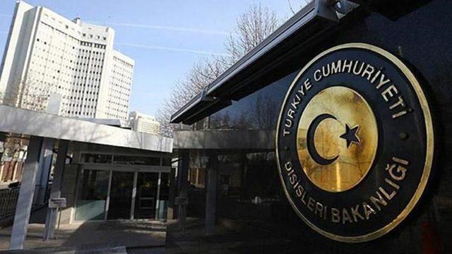Dışişleri Bakanlığı'ndan İsrail açıklaması