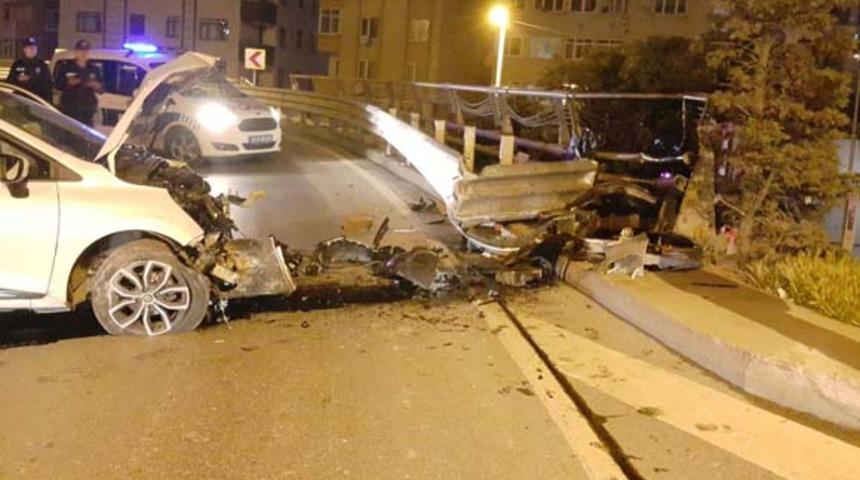 Burnu bile kanamadan kurtuldu 