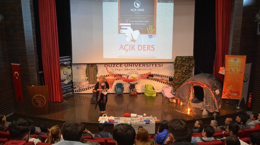 Açık derste doğanın ve doğa eğitiminin önem anlatıldı