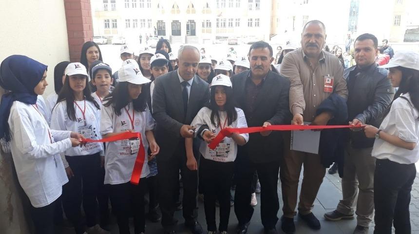 &Ccedil;aldıran&rsquo;da TUBİTAK 4006 bilim fuarı d&uuml;zenlendi